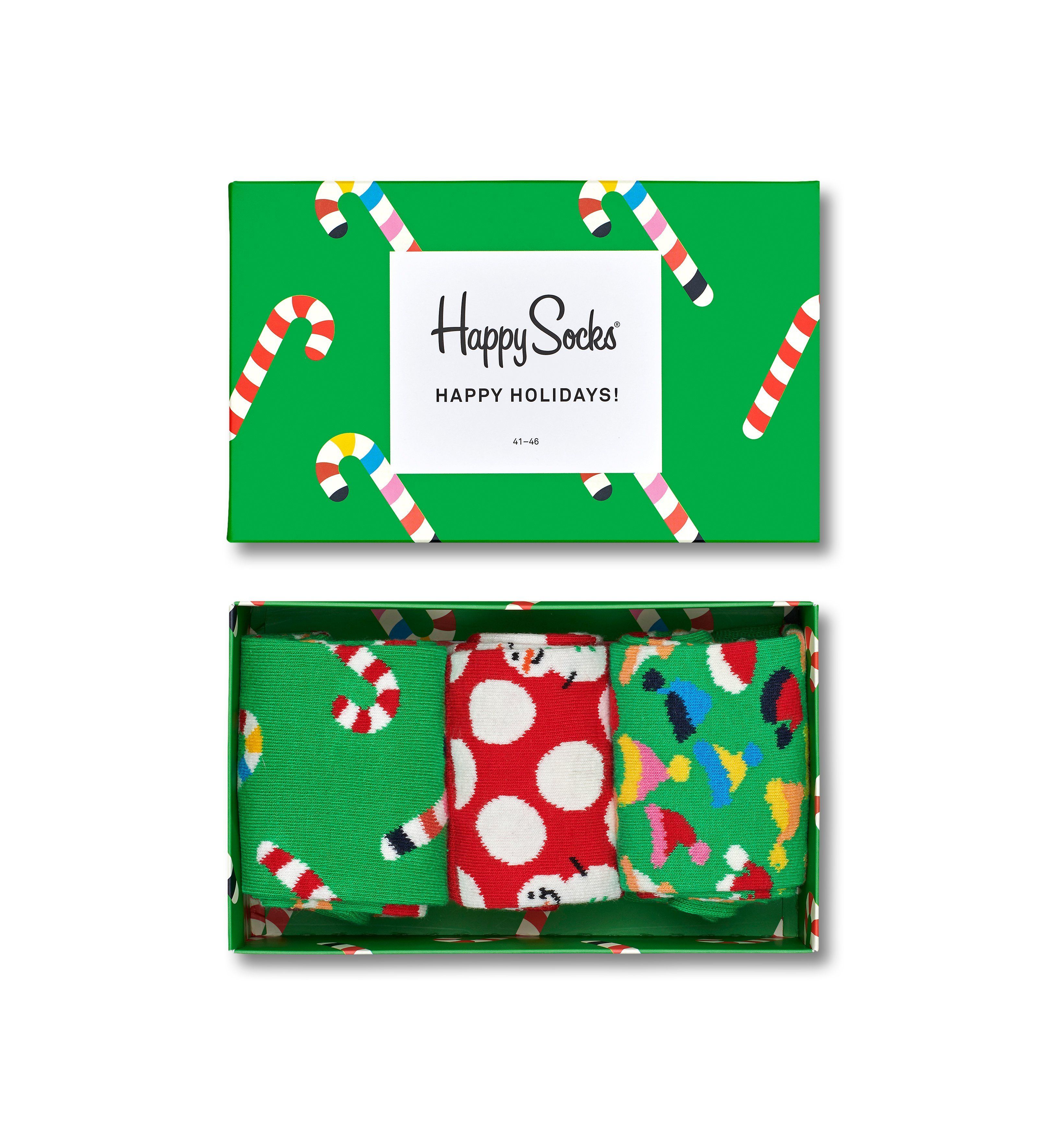 

Комплект носков женских Happy Socks XMAS08 разноцветных 36-40, 3 пары, Разноцветный, XMAS08