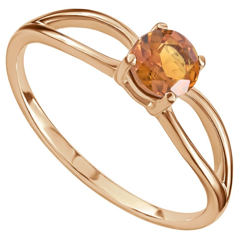 

Кольцо из серебра с цитрином р., LAZURIT-ONLINE 846103, 846103