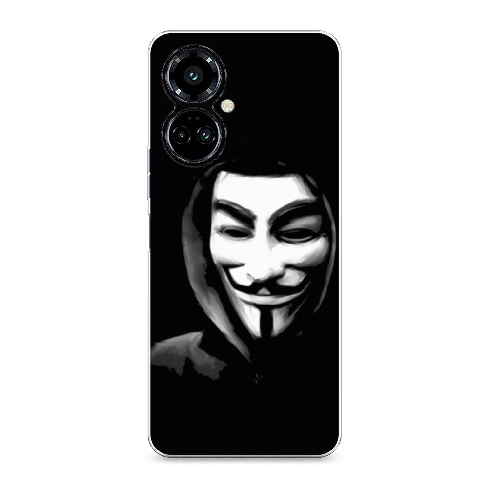 

Силиконовый чехол "Анонимус" на Tecno Camon 19 Pro