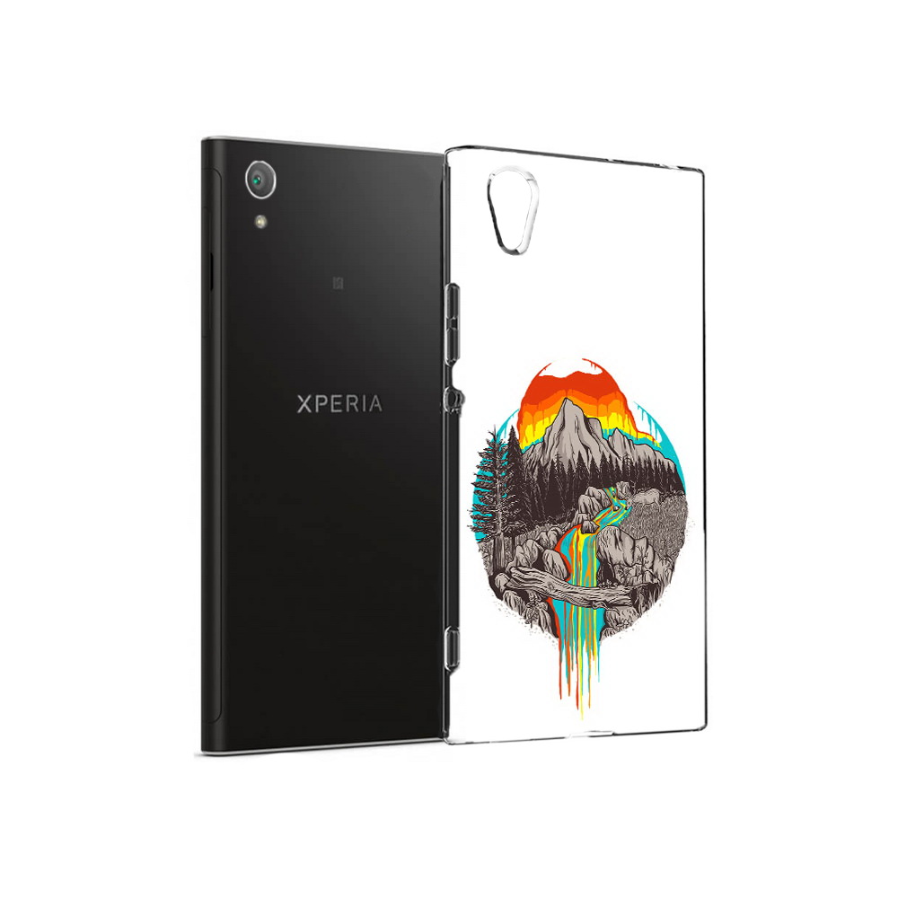 

Чехол MyPads Tocco для Sony Xperia XA1 Plus Радужный водопад (PT77220.224.144), Прозрачный, Tocco