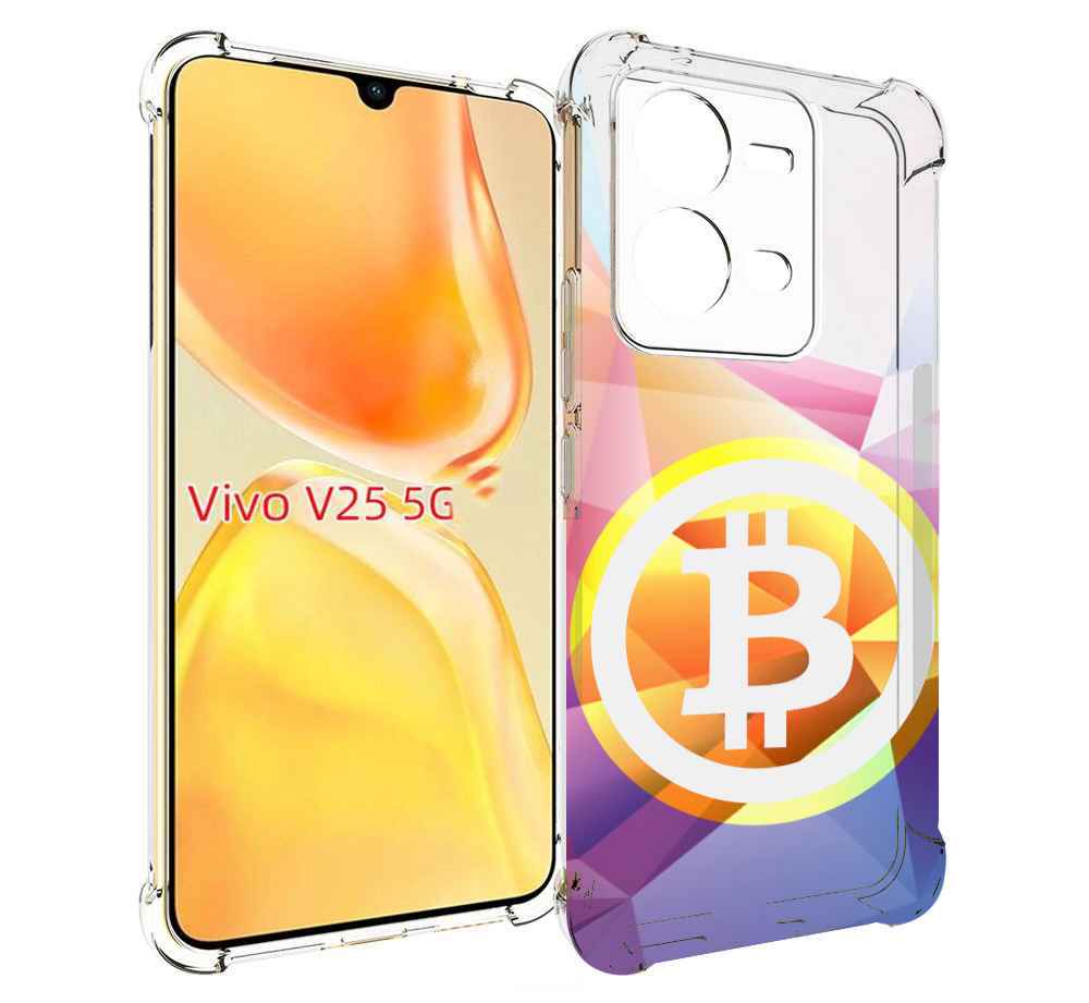 

Чехол MyPads Биткоин для Vivo V25 5G / V25e, Прозрачный, Tocco