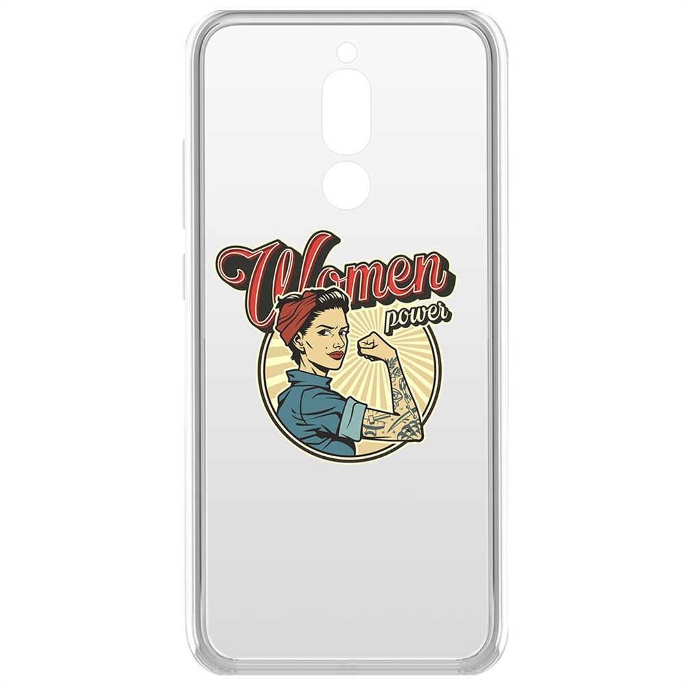 фото Чехол-накладка krutoff clear case women power для xiaomi redmi 8