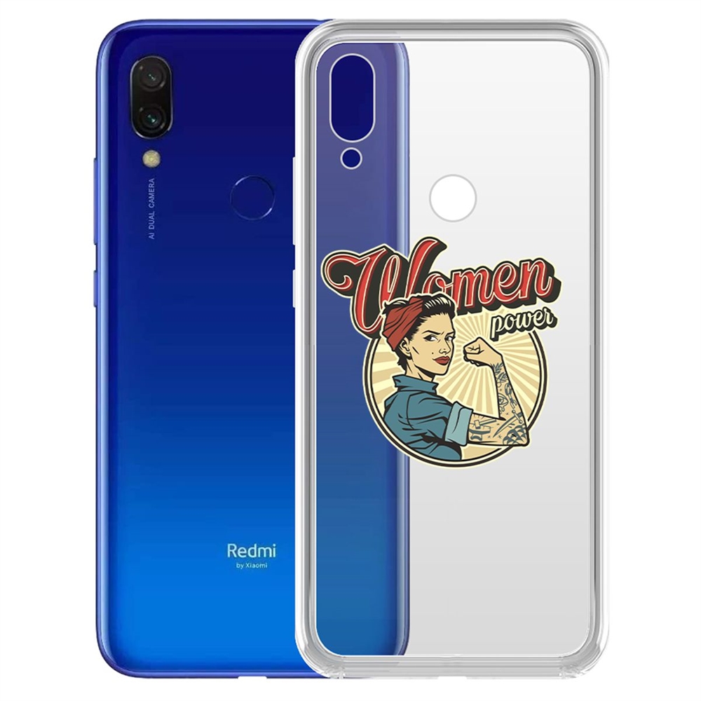 

Чехол-накладка Krutoff Clear Case Women Power для Xiaomi Redmi 7