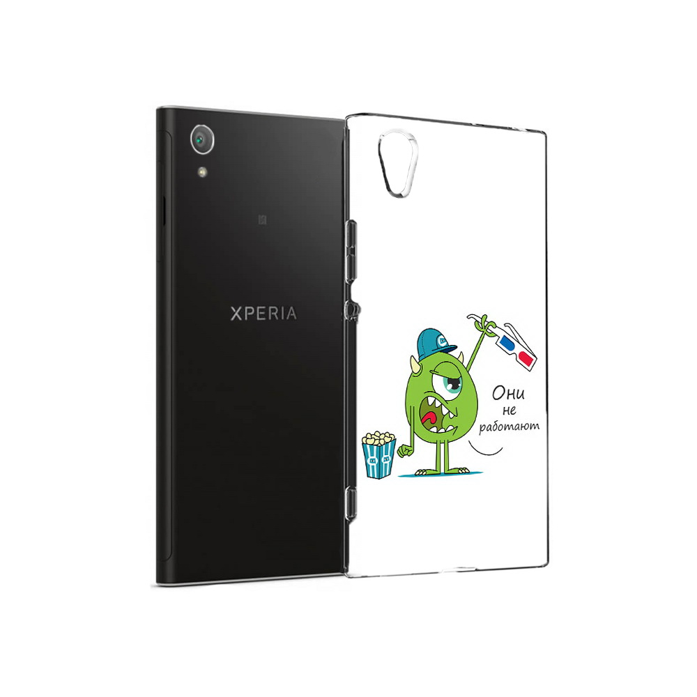 

Чехол MyPads Tocco для Sony Xperia XA1 Plus Очки не работают (PT77220.224.129), Прозрачный, Tocco