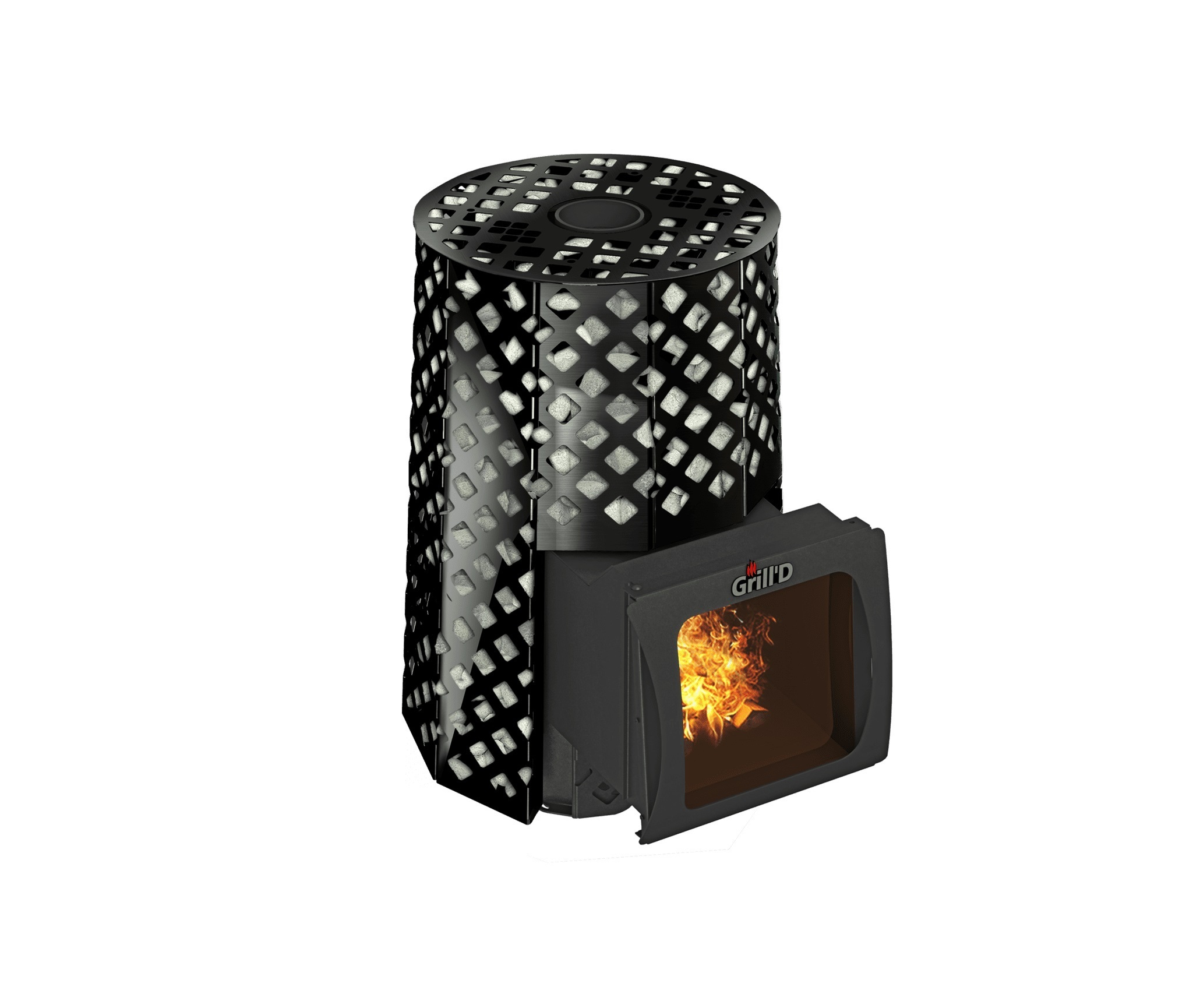 

Дровяная банная печь Grill'D Violet Romb Short Window Max, Violet Romb Short Window Max