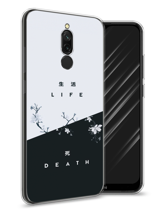 

Чехол Awog на Xiaomi Redmi 8 "Life and death", Разноцветный, 37150-7