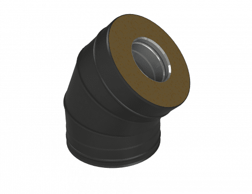 

Сэндвич-отвод 45° К Grill'D , AISI 310S 0,8мм/ОС 0,5мм (D115/250), черный порошк. краска, Сэндвич-отвод 45° К (D115/250), черный