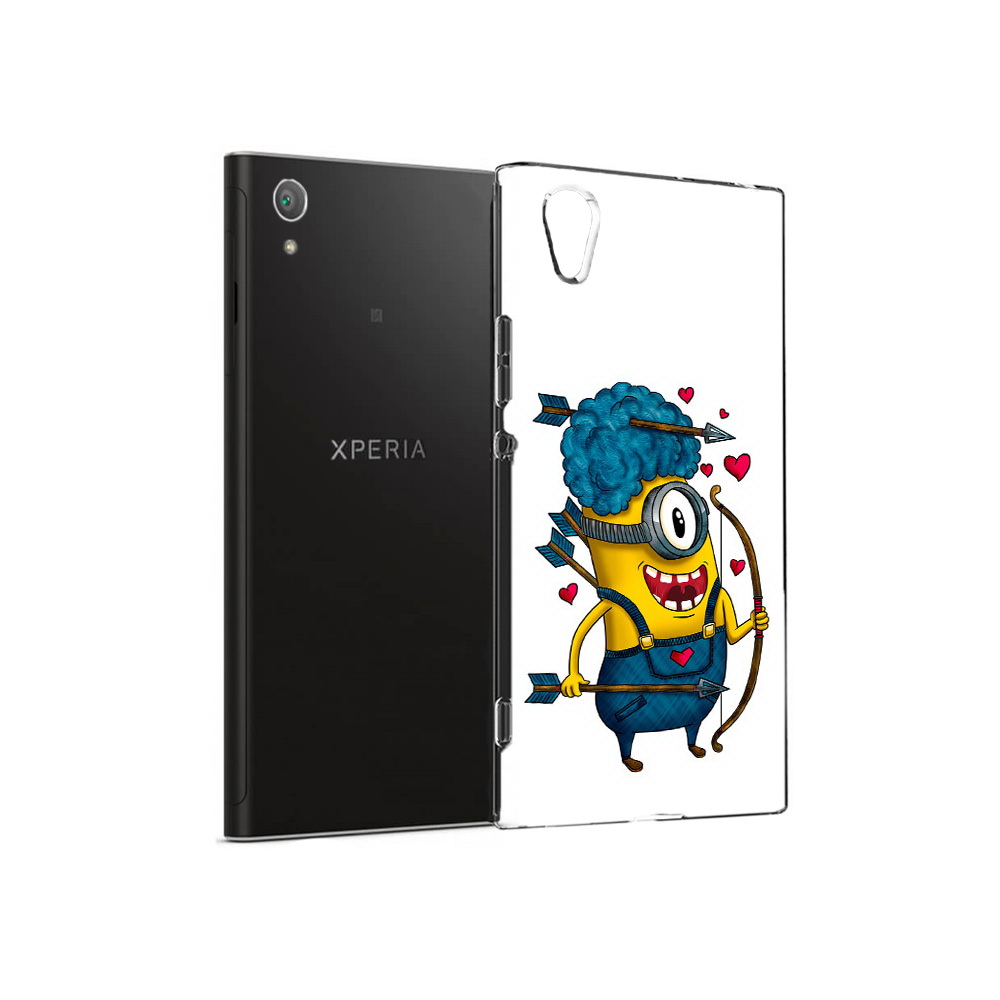 

Чехол MyPads Tocco для Sony Xperia XA1 Plus Миньон купидон (PT77220.224.117), Прозрачный, Tocco