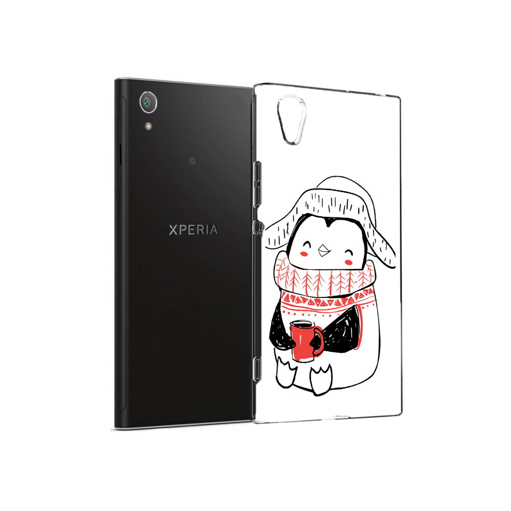 

Чехол MyPads Tocco для Sony Xperia XA1 Plus Милый пингвин (PT77220.224.115), Прозрачный, Tocco