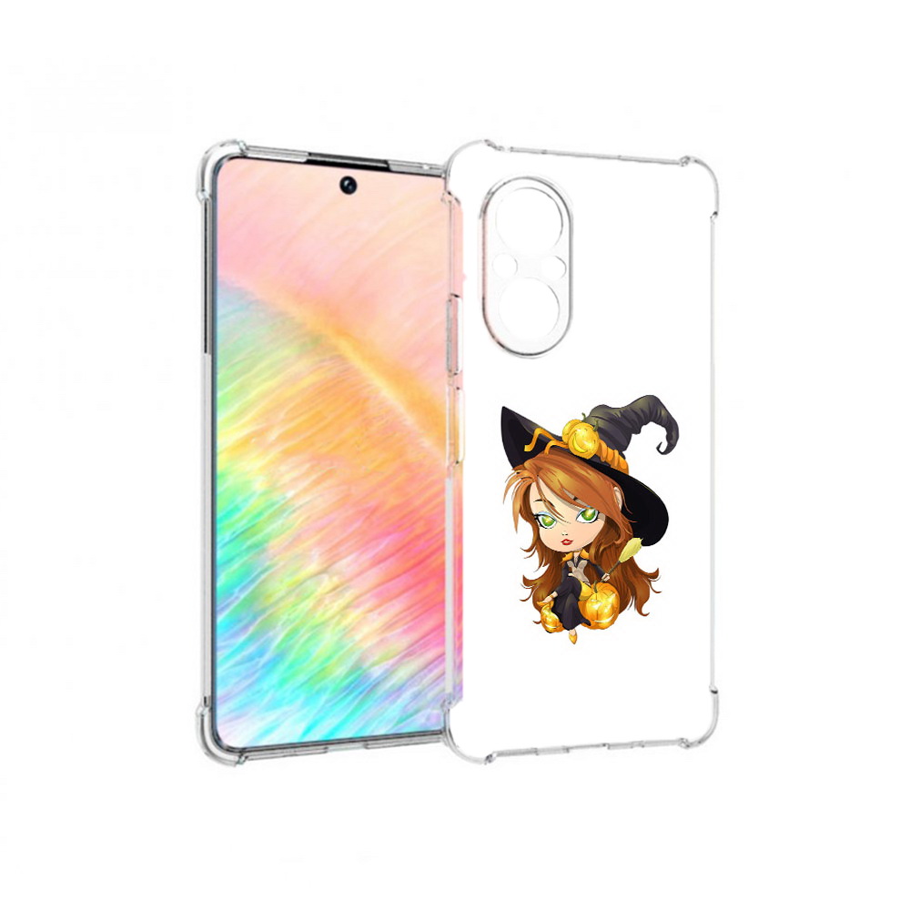 

Чехол MyPads Tocco для Honor 50 SE Ведьмочка (PT223907.20.40), Прозрачный, Tocco