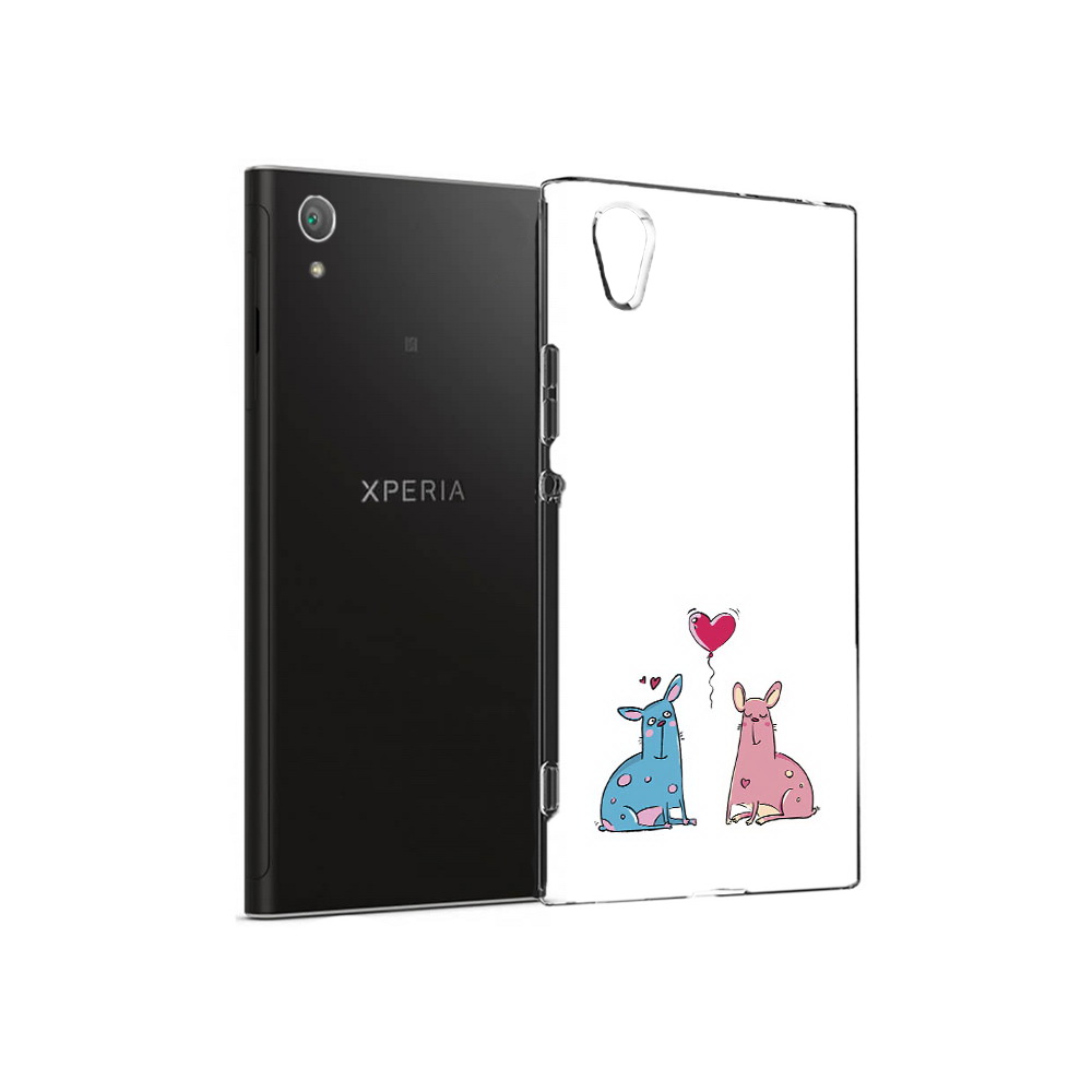 

Чехол MyPads Tocco для Sony Xperia XA1 Plus Лама любовь (PT77220.224.102), Прозрачный, Tocco