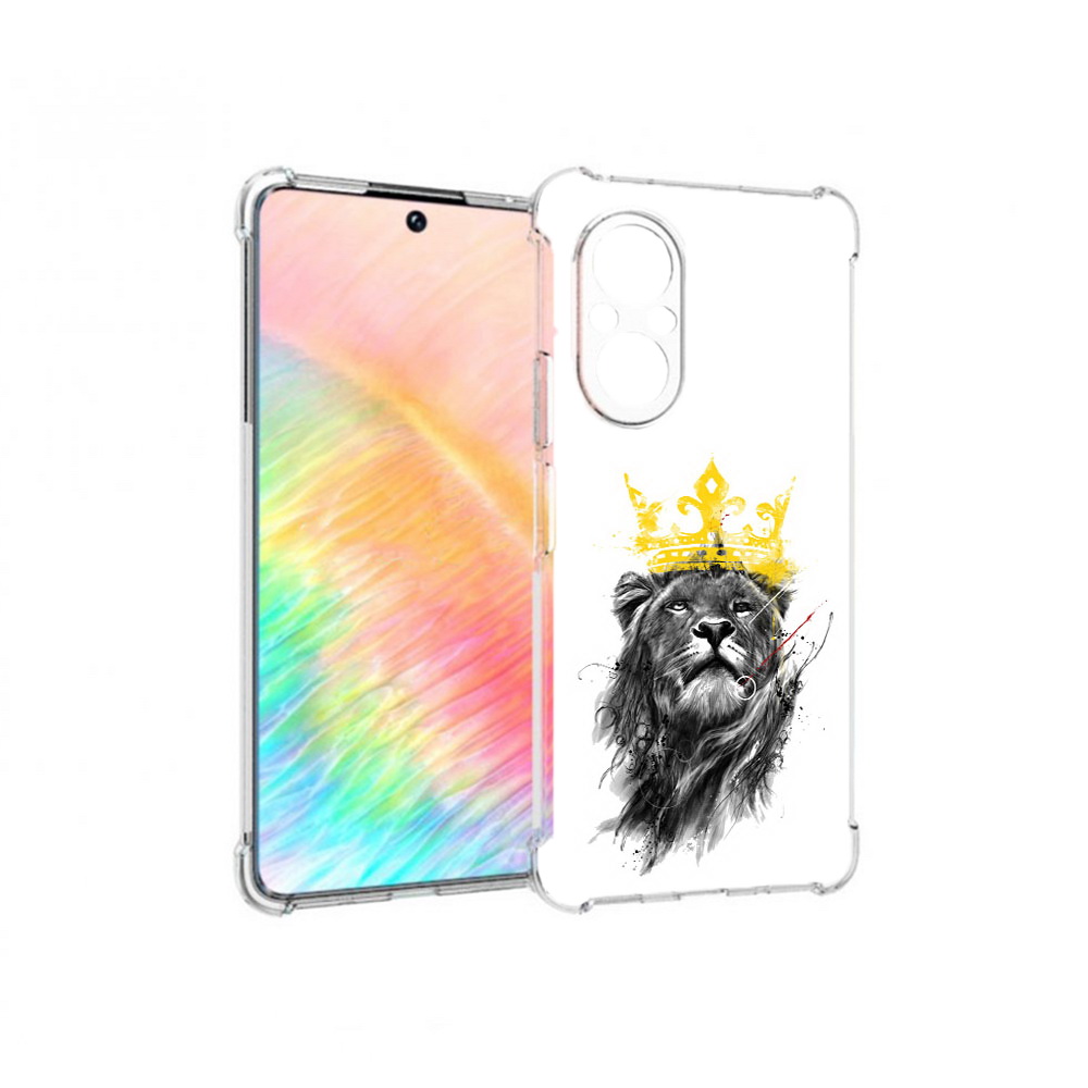 

Чехол MyPads Tocco для Honor 50 SE король-лев (PT223907.20.391), Прозрачный, Tocco