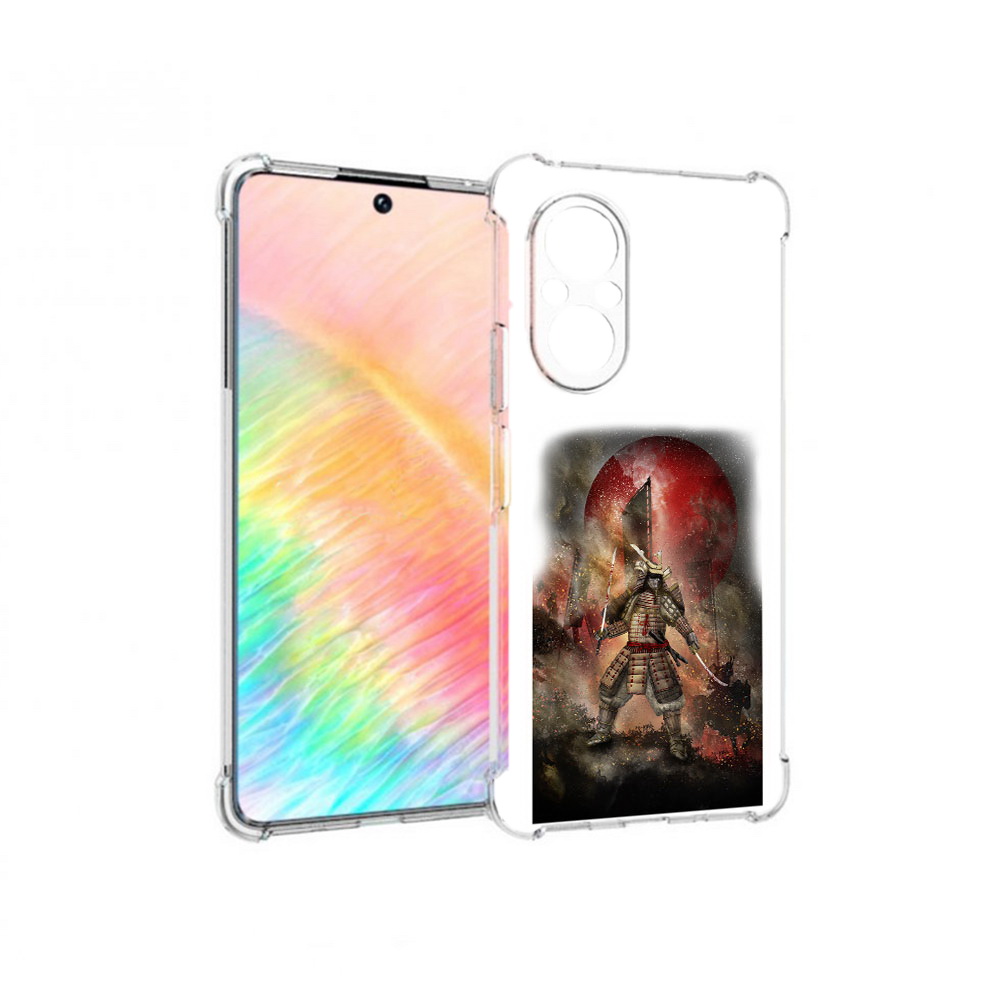 

Чехол MyPads Tocco для Honor 50 SE китайскийвоин (PT223907.20.388), Прозрачный, Tocco