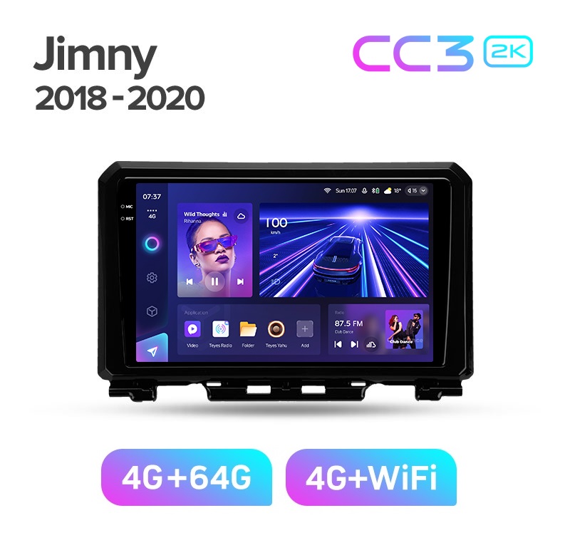 Магнитола TEYES SUZUKI JIMNY 2018-2020 г CC3 2K 464ГБ 3689000₽