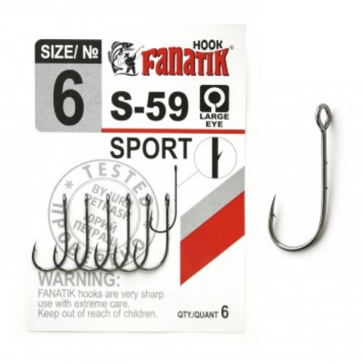 

Крючки Fanatik SPORT №6 6 шт., 00-00023411