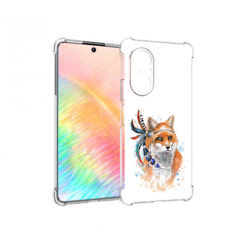 

Чехол MyPads Tocco для Honor 50 SE инду лиса (PT223907.20.377), Прозрачный, Tocco