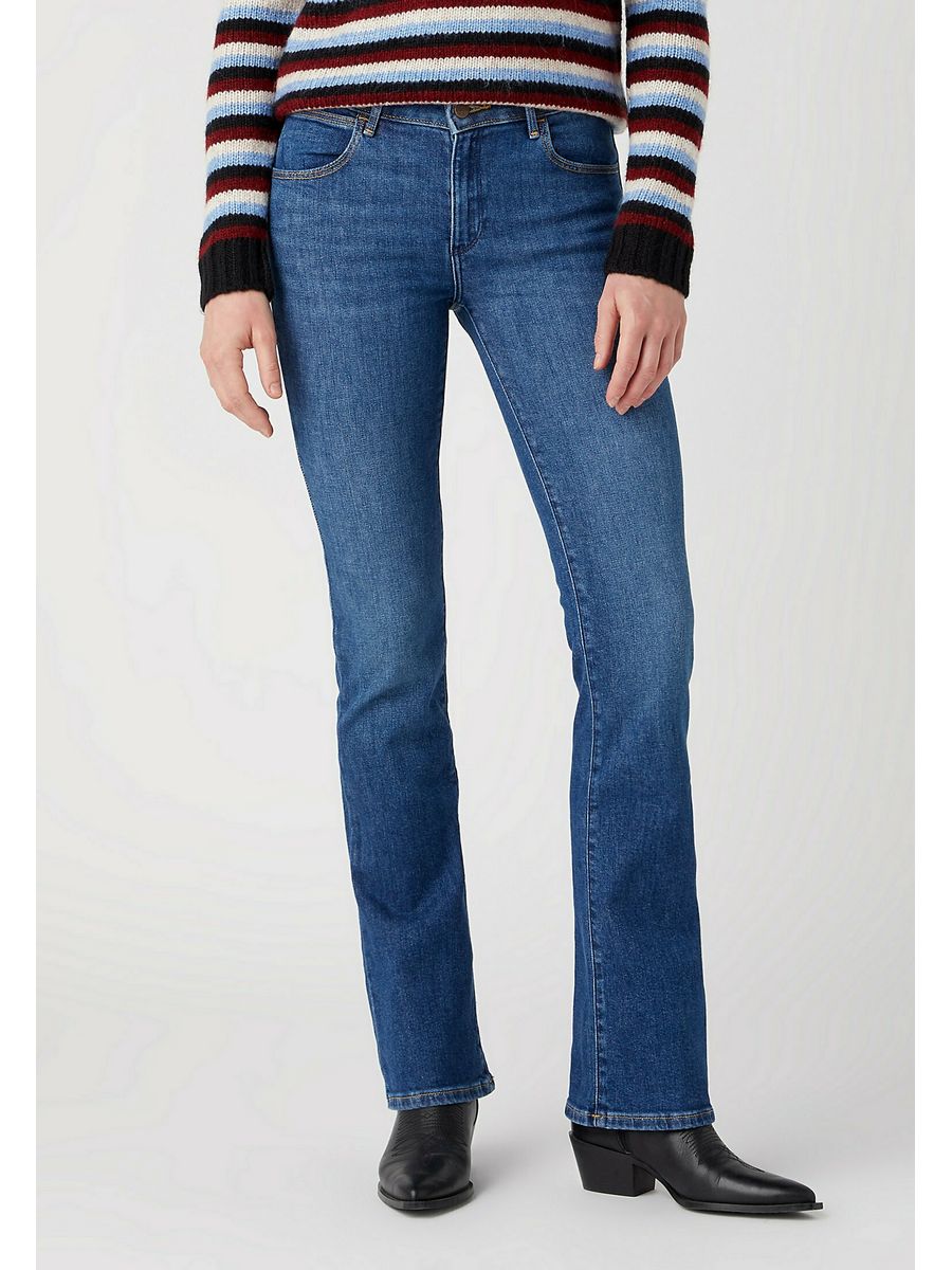

Джинсы женские Wrangler WR121N09N синие 34/32, Синий, WR121N09N
