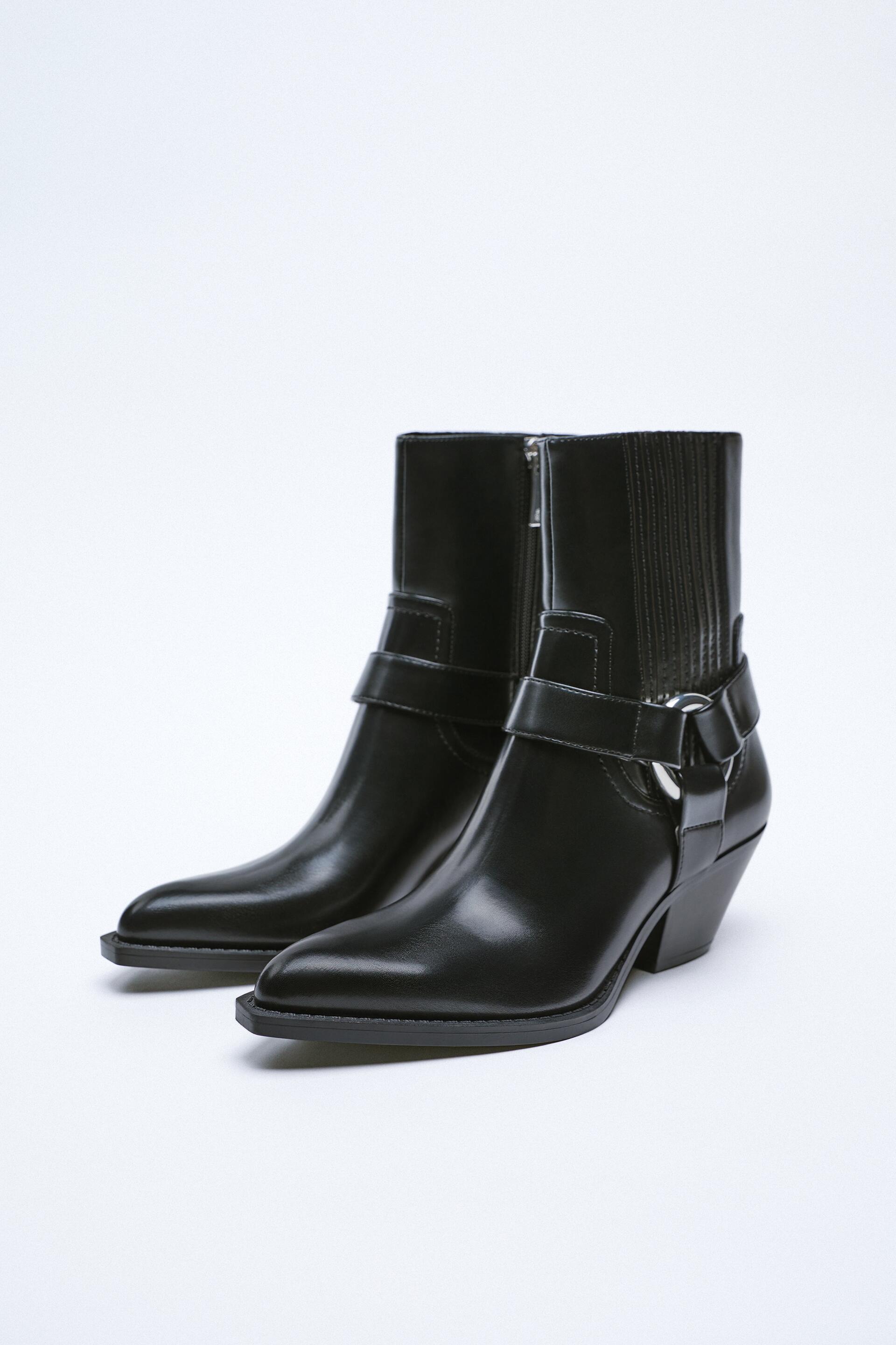 

Ботильоны женские ZARA 177675 черные 41 RU (доставка из-за рубежа), 177675