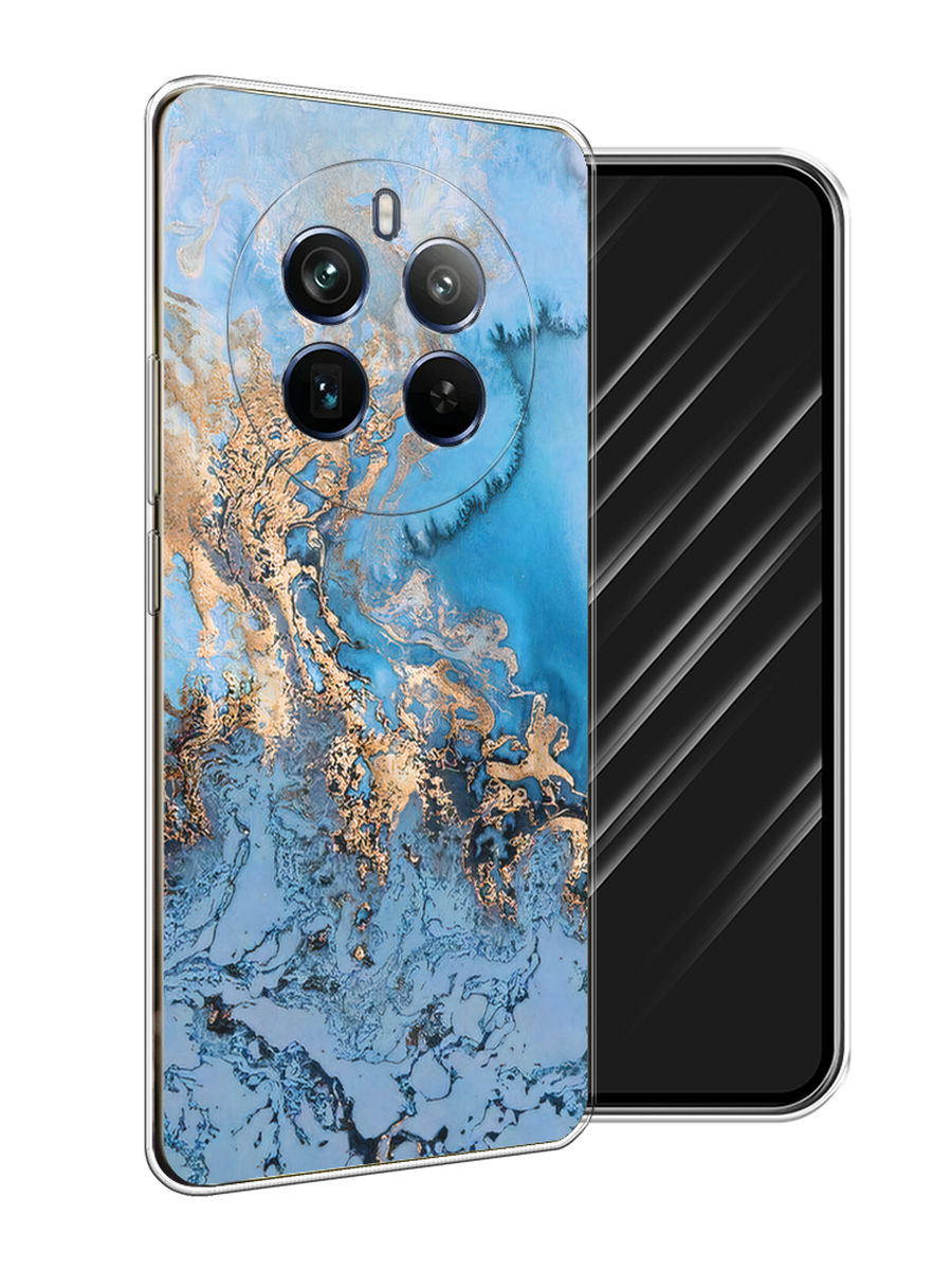 

Чехол Awog на Realme 12+ "Морозная лавина синяя", Серебристый, 2516350-1