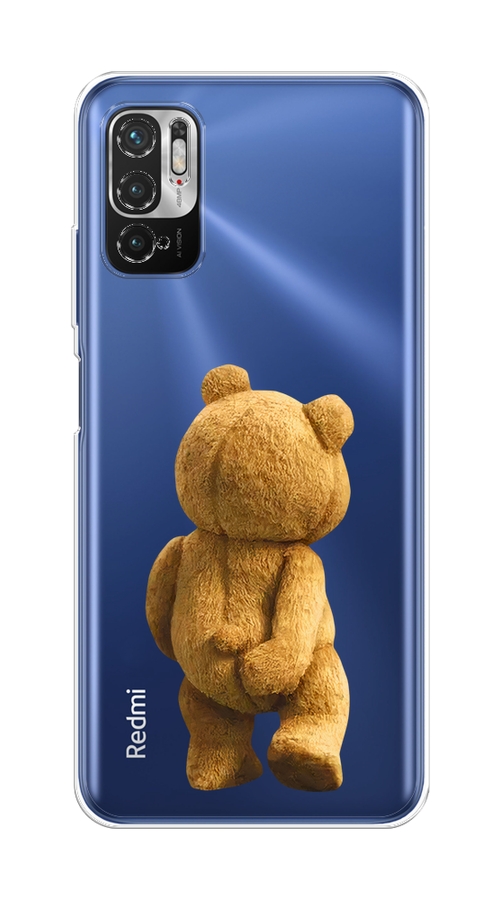 

Чехол на Xiaomi Redmi Note 10T/10 5G "Медвежья спина", Коричневый;прозрачный, 310750-1