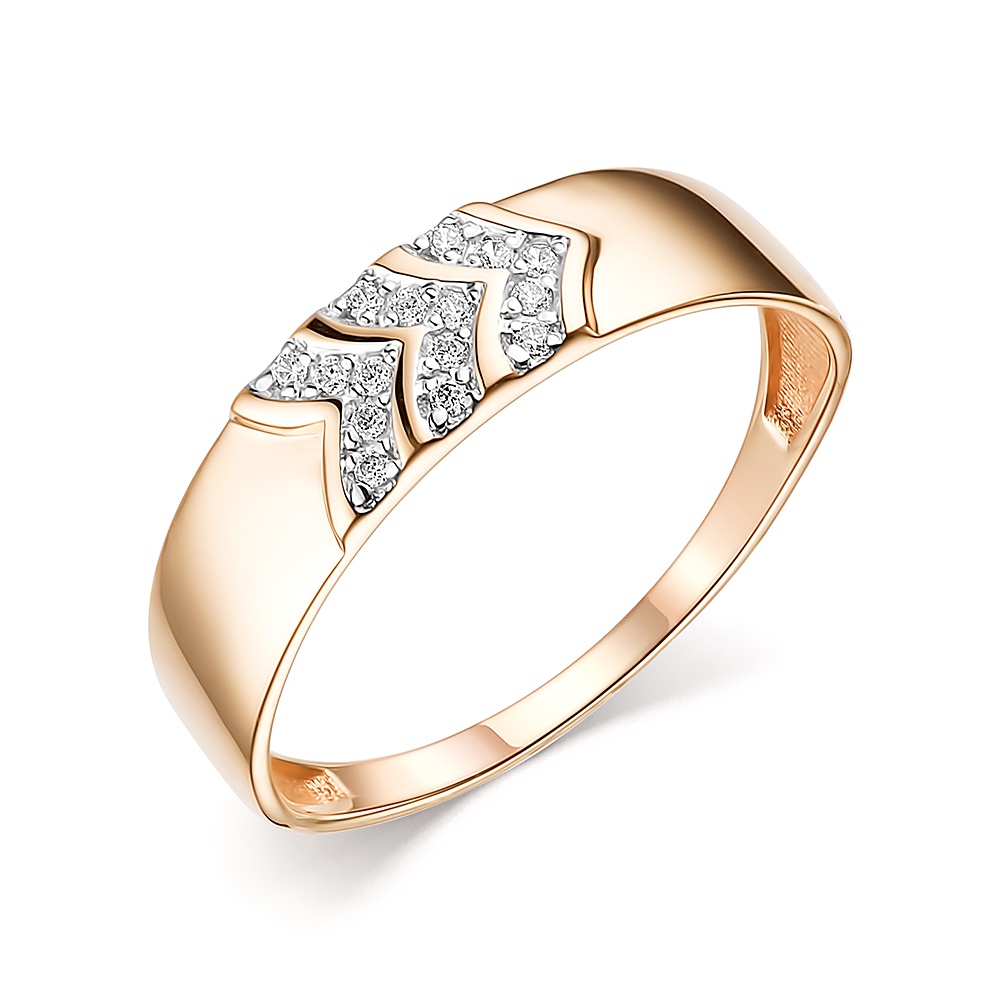 

Кольцо из золота р.  585Gold 301011755, фианит, 301011755
