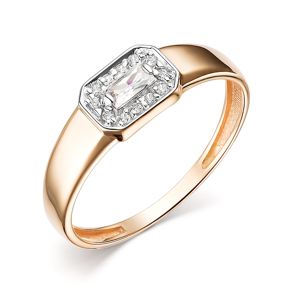 

Кольцо из золота р.  585Gold 301011737, фианит, 301011737