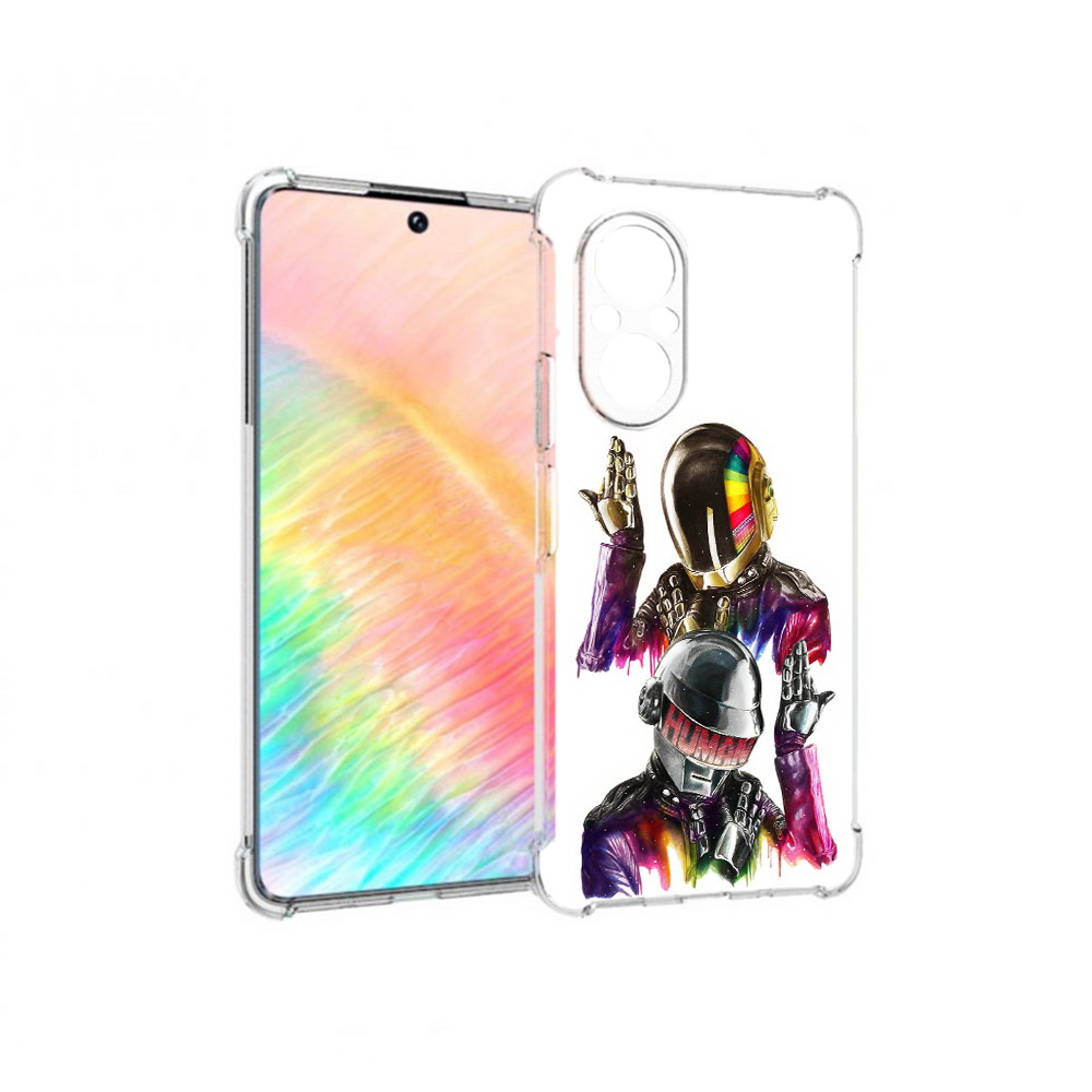 

Чехол MyPads Tocco для Honor 50 SE диско космонавты (PT223907.20.329), Прозрачный, Tocco