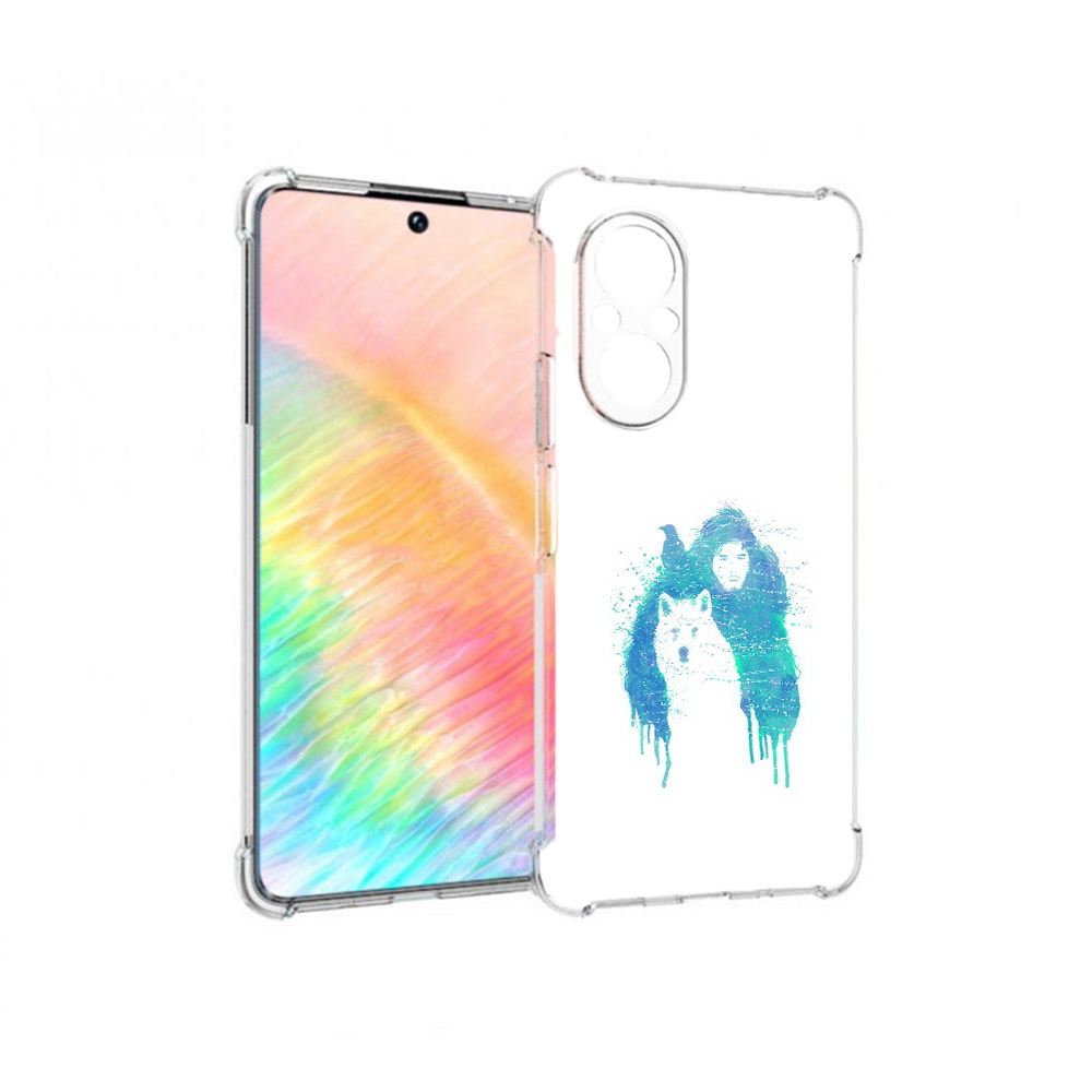 

Чехол MyPads Tocco для Honor 50 SE джон сноу (PT223907.20.323), Прозрачный, Tocco