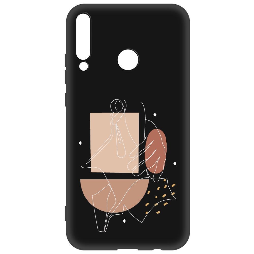 

Чехол-накладка Krutoff Soft Case Изящность для Honor 9C черный