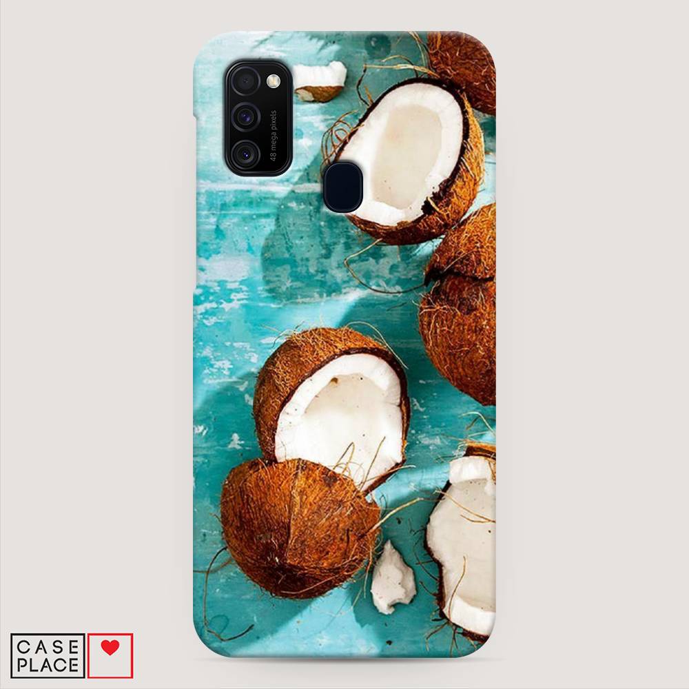 

Пластиковый чехол "Разбитые кокосы" на Samsung Galaxy M21, 29720-7