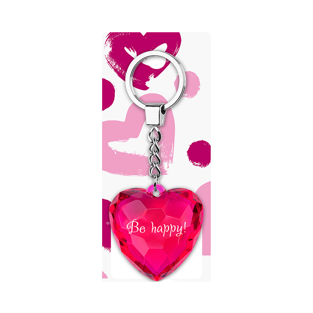 

Брелок женский Be happy 31538193 красный, 31538193