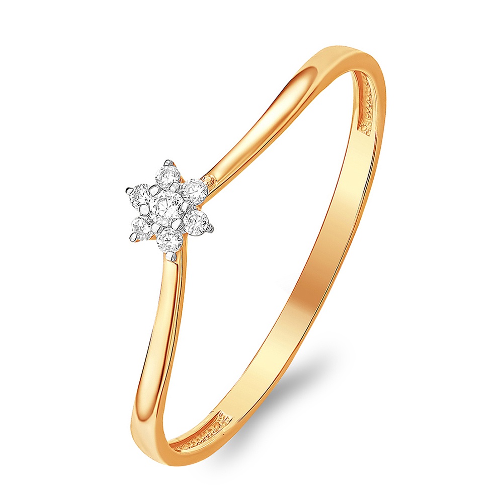 

Кольцо из золота р. , 585Gold 301011743, фианит, 301011743
