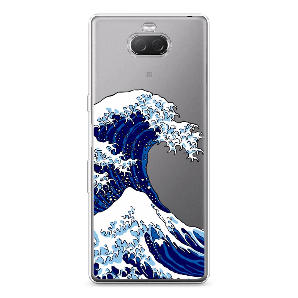 

Силиконовый чехол "Волна в Канагаве" на Sony Xperia XA3 Ulta, 53950-4