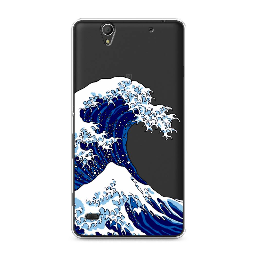 

Чехол Awog на Sony Xperia C4 "Волна в Канагаве", Разноцветный, 52650-4