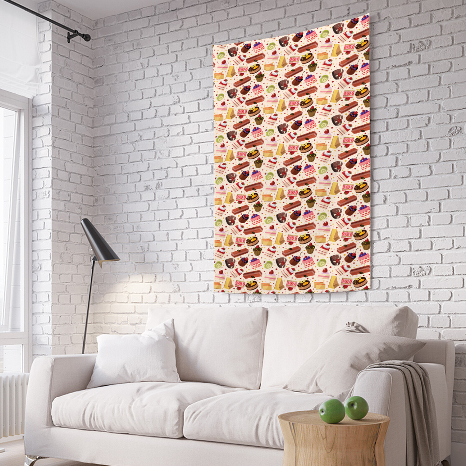 

Вертикальное фотопанно на стену JoyArty Яркие сладости 150x200 см, Яркие сладости