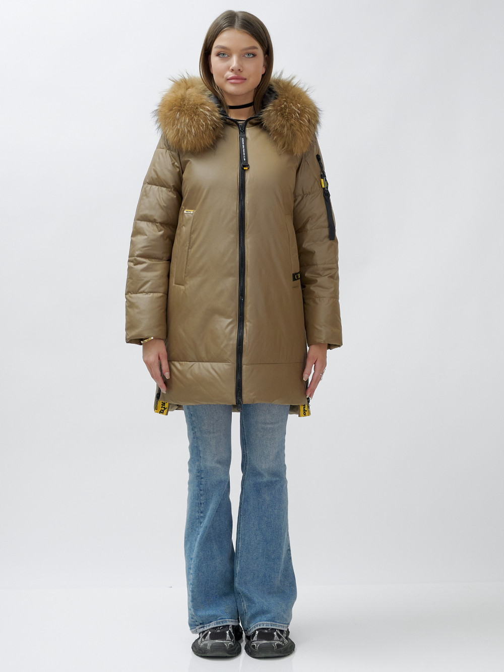 

Куртка женская MTFORCE 871 коричневая 3XL, Коричневый, 871