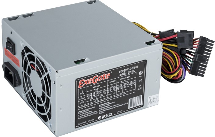 Блок питания ExeGate CP500 500W (EX219457RUS-PC)