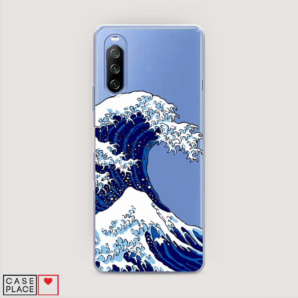 

Чехол Awog на Sony Xperia 10 III "Волна в Канагаве", Разноцветный, 54950-4