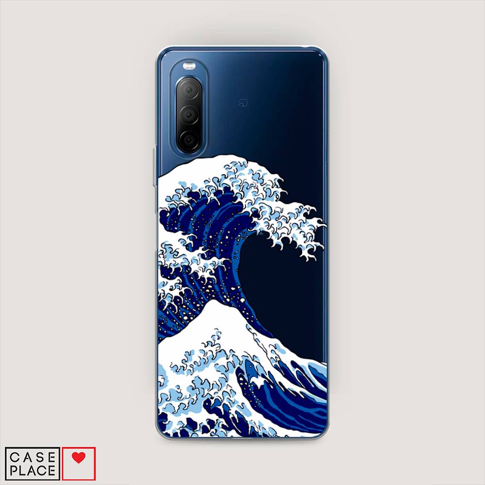 

Чехол Awog на Sony Xperia 10 II "Волна в Канагаве", Разноцветный, 54650-4