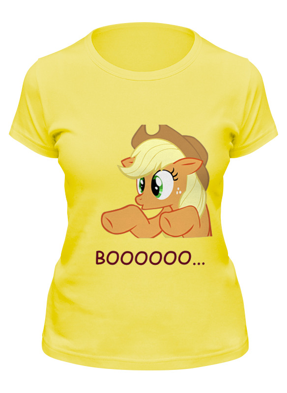 

Футболка женская Printio Boooooo желтая 2XL, Желтый, Boooooo