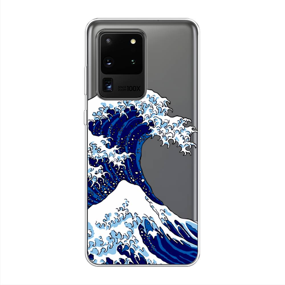 

Чехол Awog на Samsung Galaxy S20 Ultra "Волна в Канагаве", Разноцветный, 29450-4