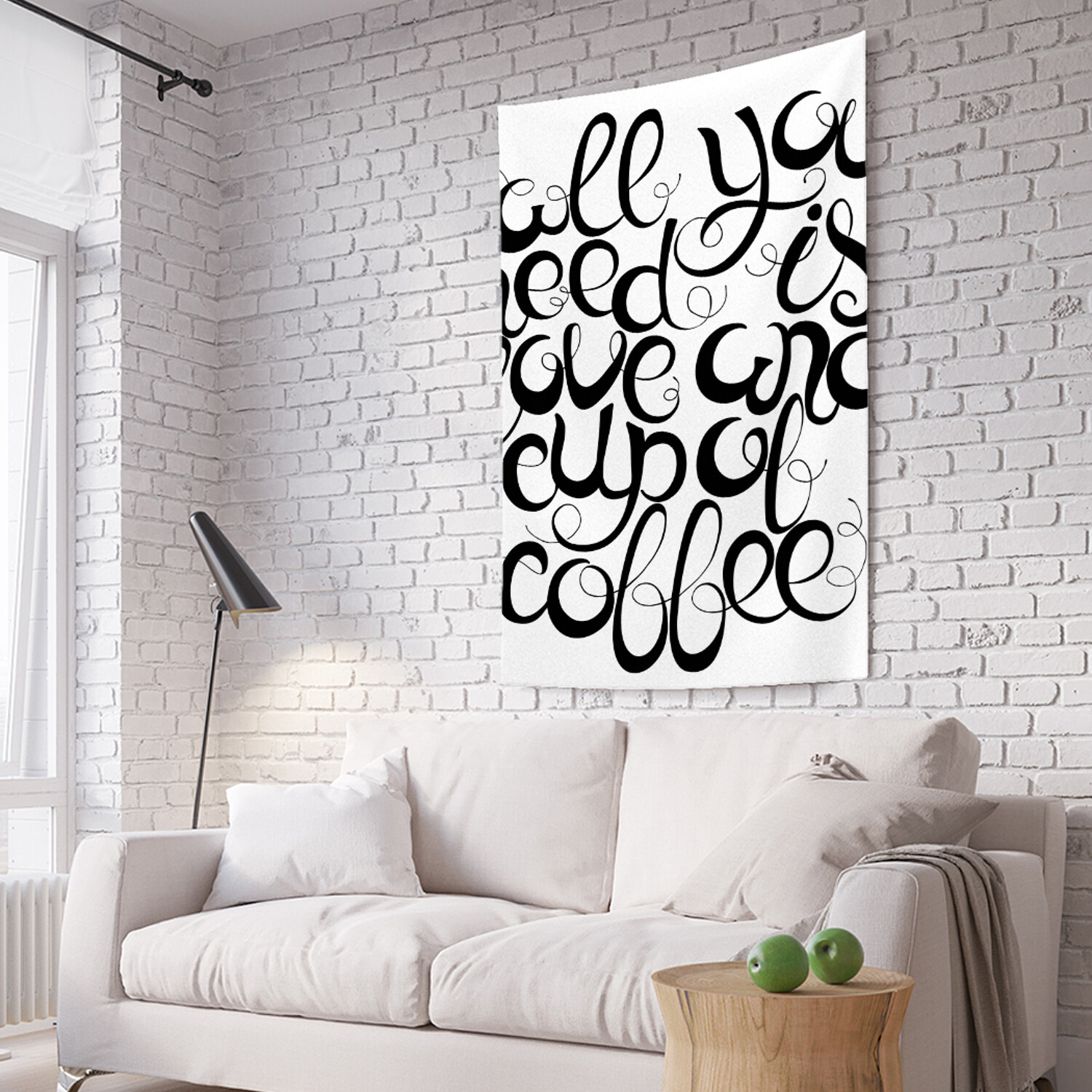 

Вертикальное фотопанно на стену JoyArty Любовь и чашка кофе 150x200 см, Любовь и чашка кофе