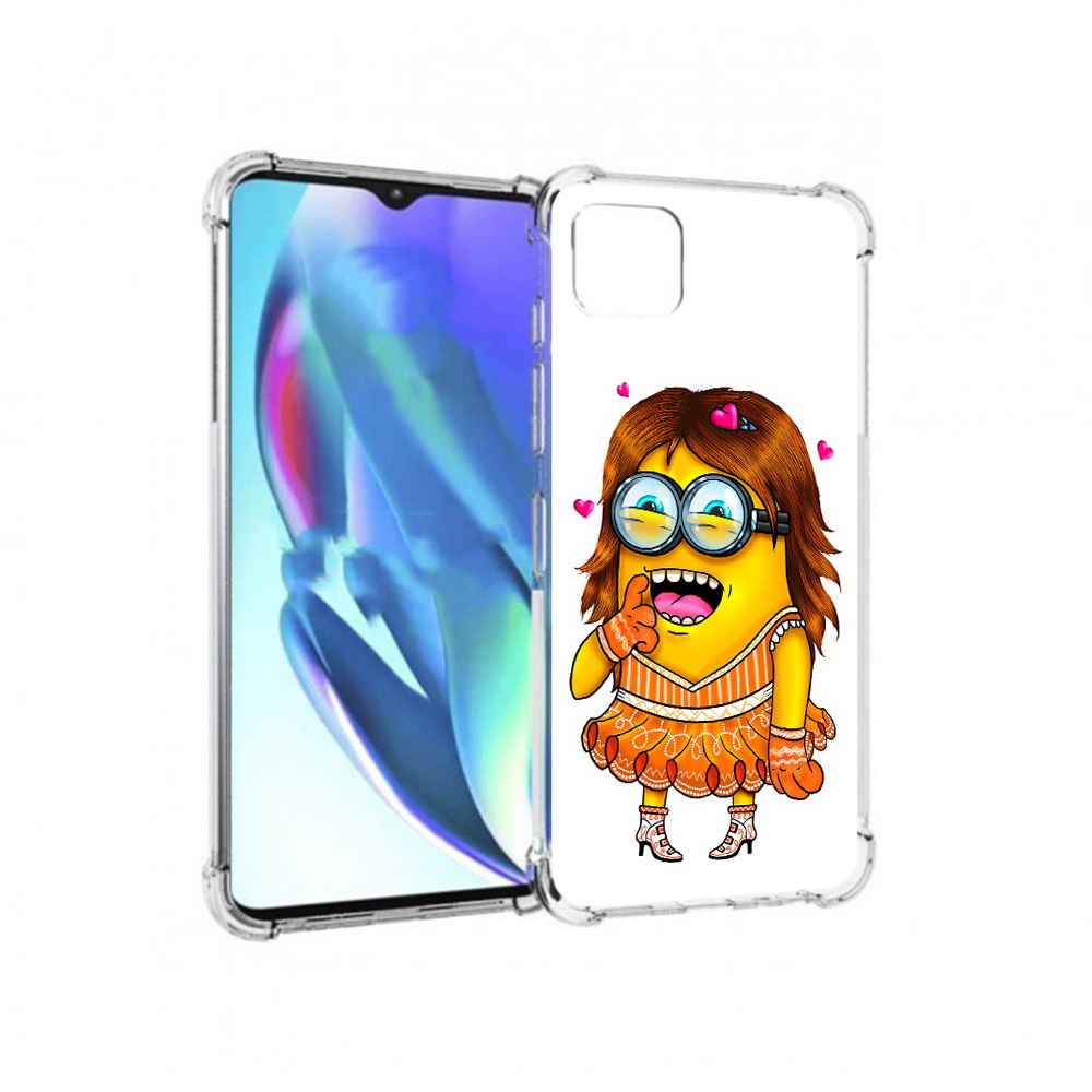 

Чехол MyPads Tocco для Motorola Moto G50 Миньон девочка (PT227066.350.116), Прозрачный, Tocco