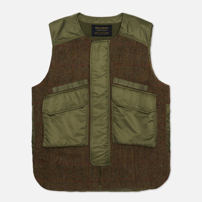 

Утепленный жилет мужской MAHARISHI 4140-OLVC зеленый M, 4140-OLVC