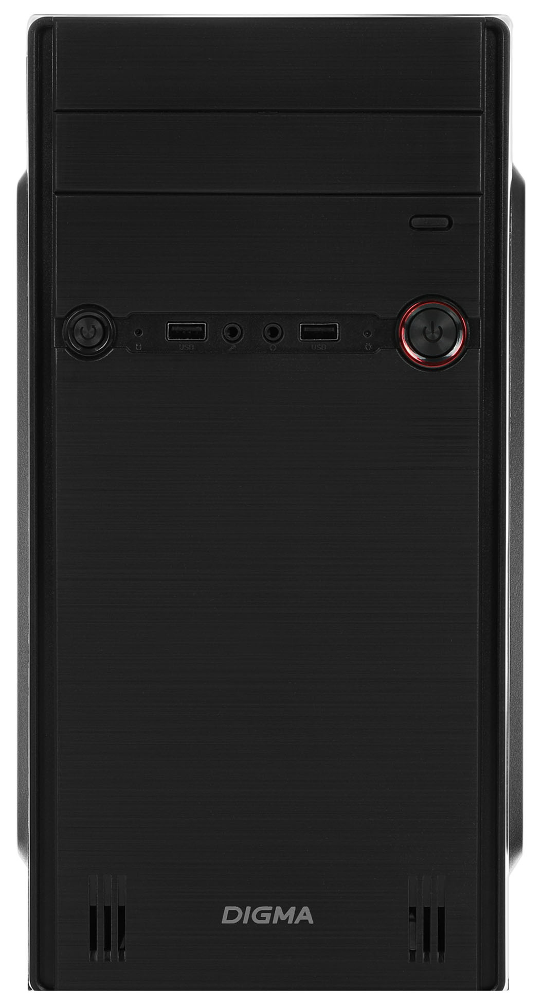 фото Корпус компьютерный digma matx102 (dc-matx102-u2) black