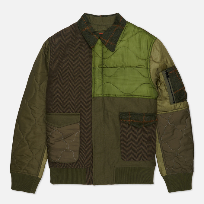 

Бомбер мужской MAHARISHI 4083-OLV зеленый S, 4083-OLV