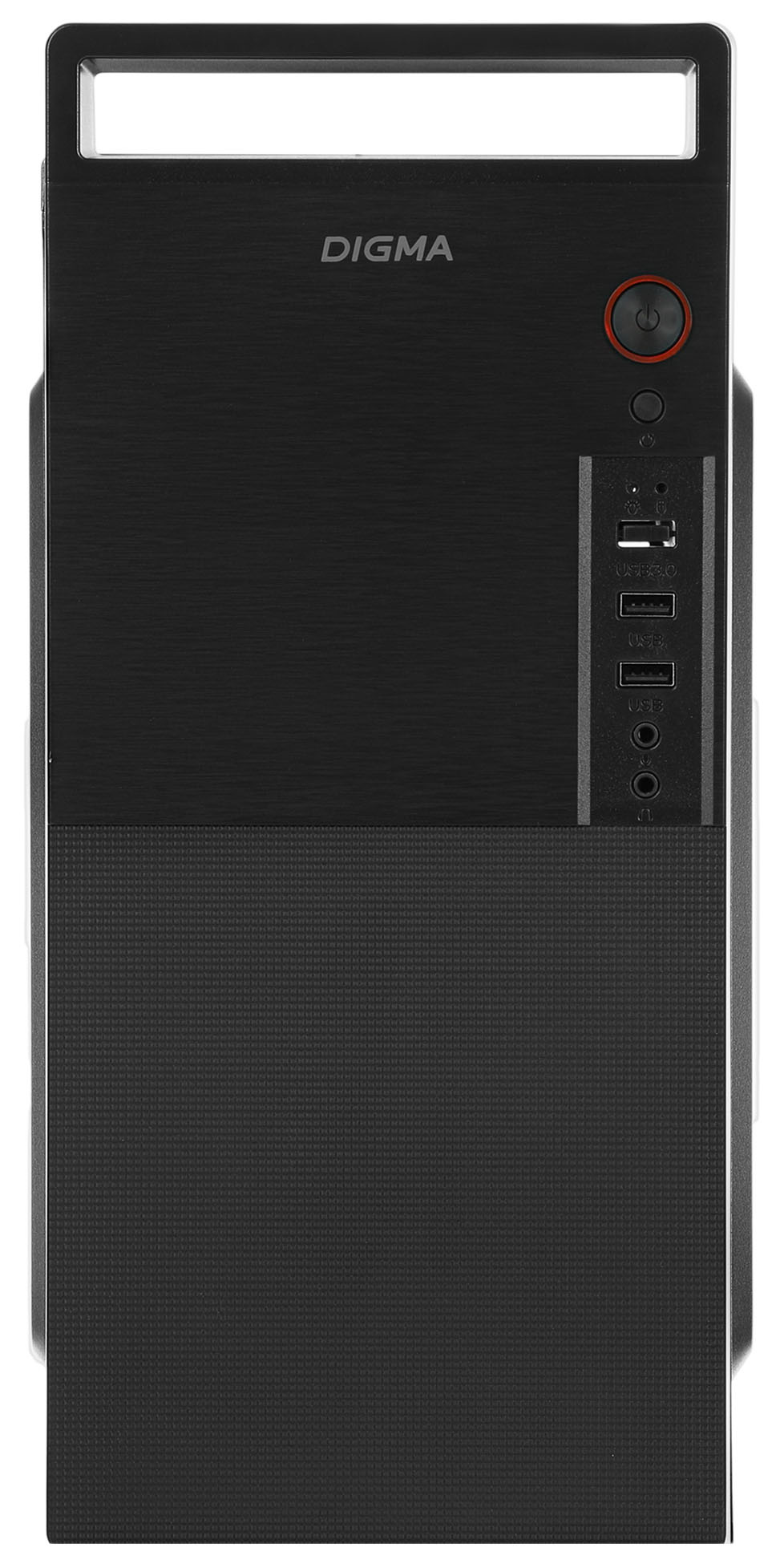 

Корпус компьютерный DIGMA MATX101 (DC-MATX101-U2) Black, MATX101