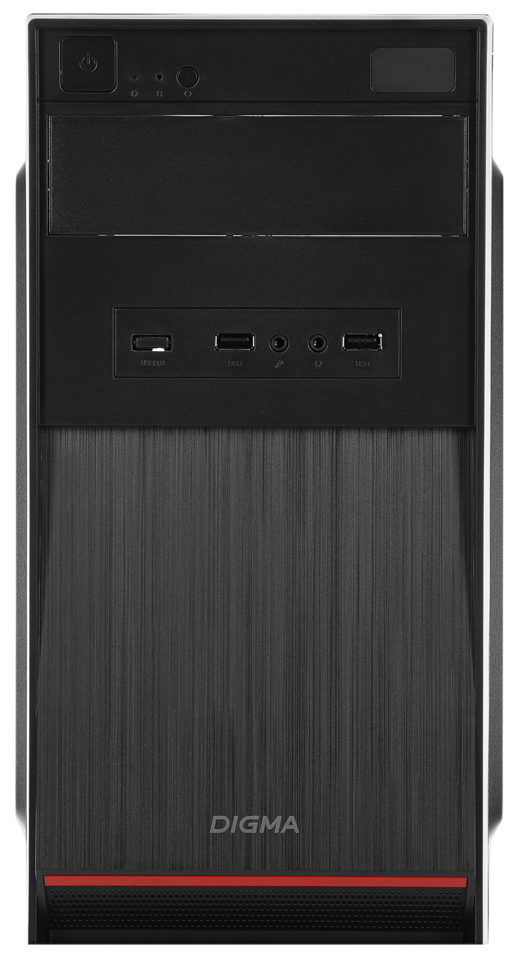 

Корпус компьютерный DIGMA matx101 (dc-matx101u2) Black, matx101