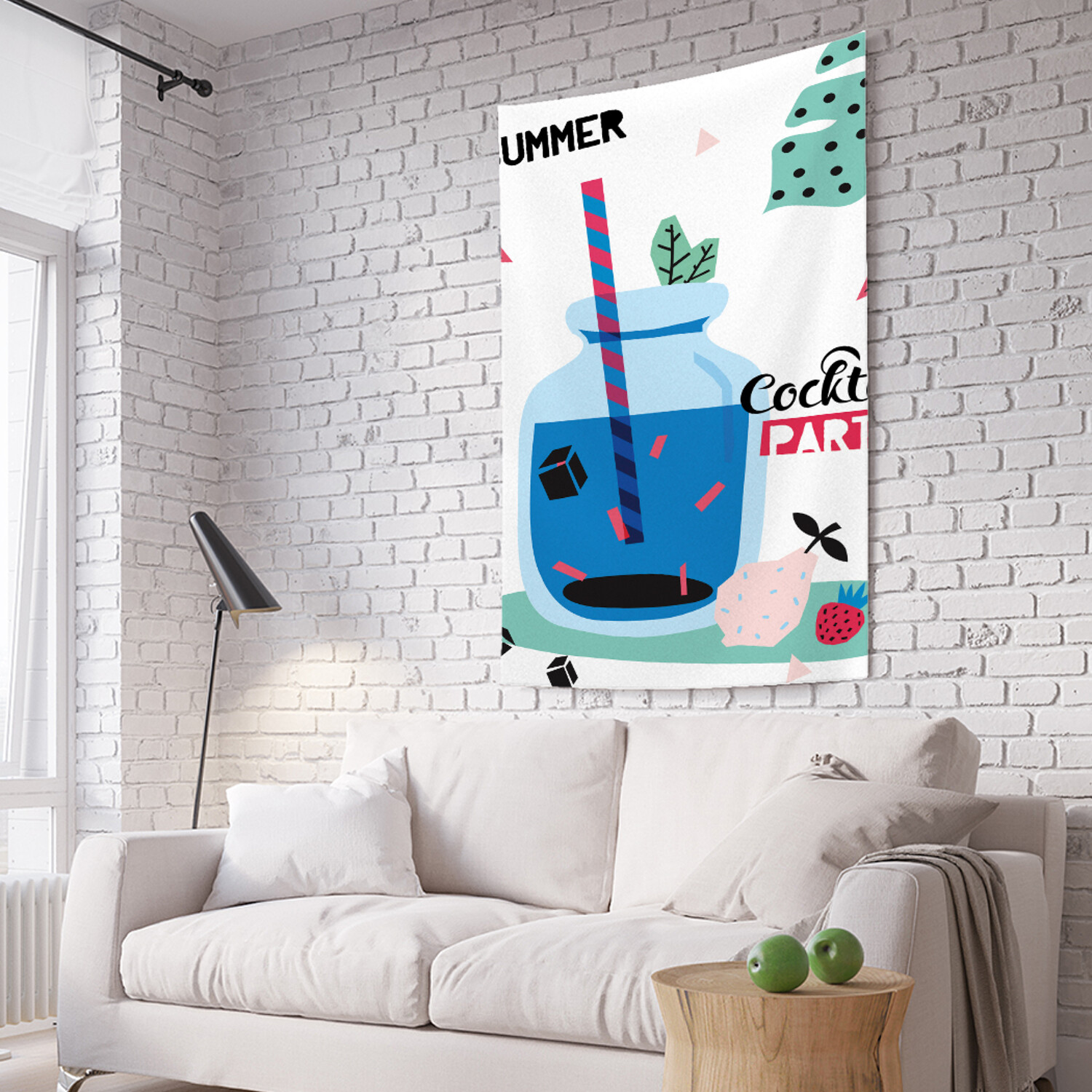 

Вертикальное фотопанно на стену JoyArty Летняя коктейльная вечеринка 150x200 см, Летняя коктейльная вечеринка