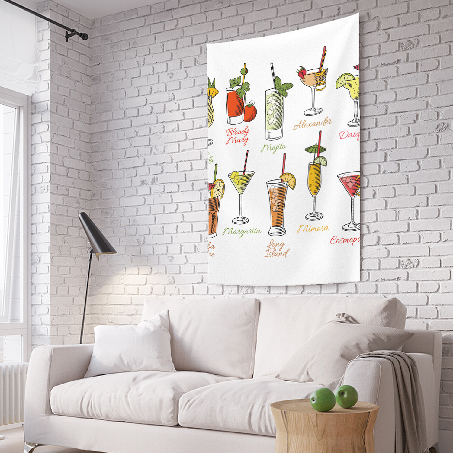 

Вертикальное фотопанно на стену JoyArty Виды коктейлей 150x200 см, Виды коктейлей